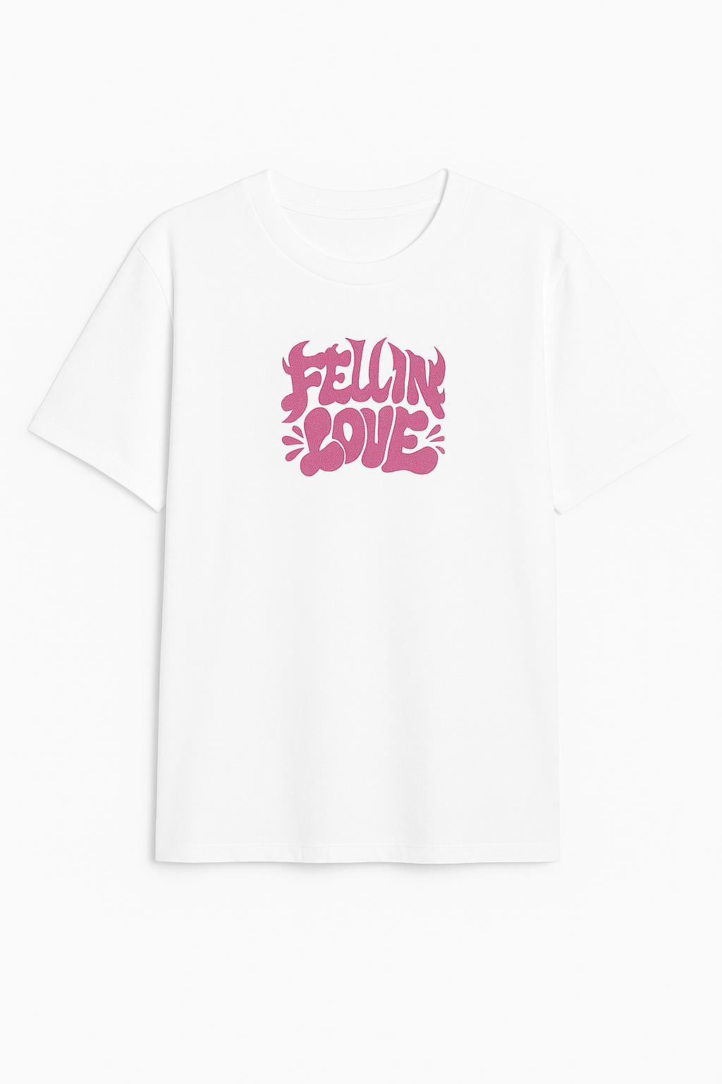 WHITE FELLIN LOVE TSHIRT