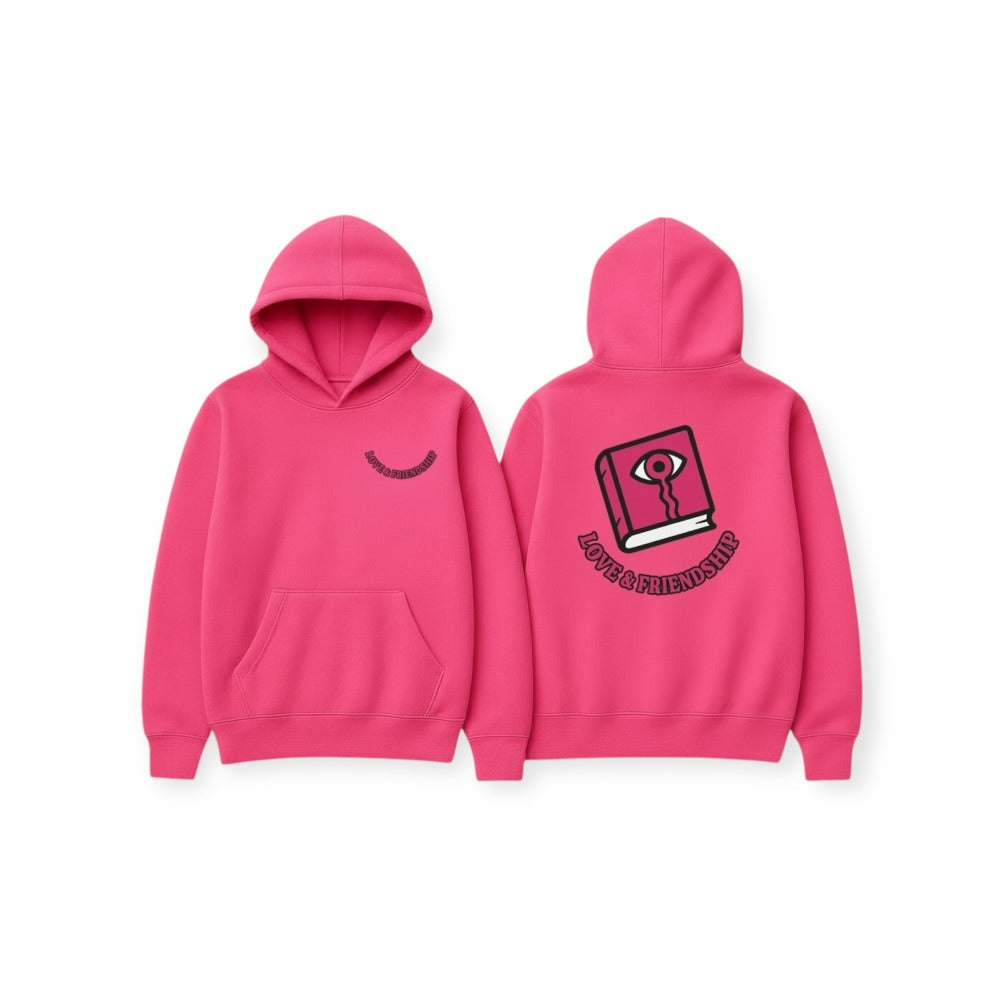 Love and Friendship Pink Hoodie