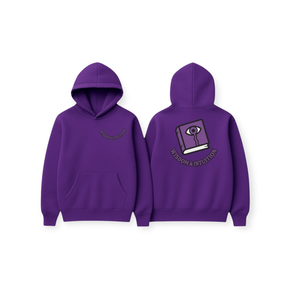 Wisdom and Hoodie Purple Hoodie