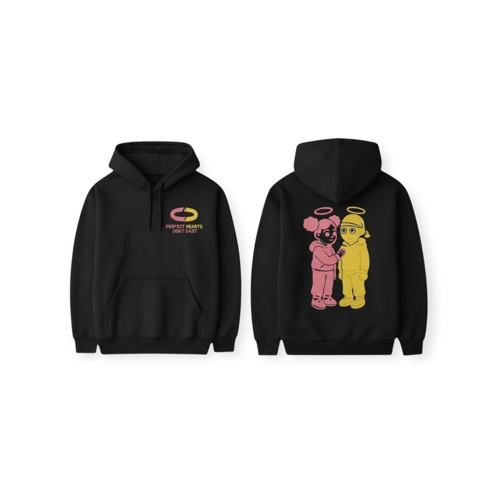 Perfect Hearts Black Hoodie