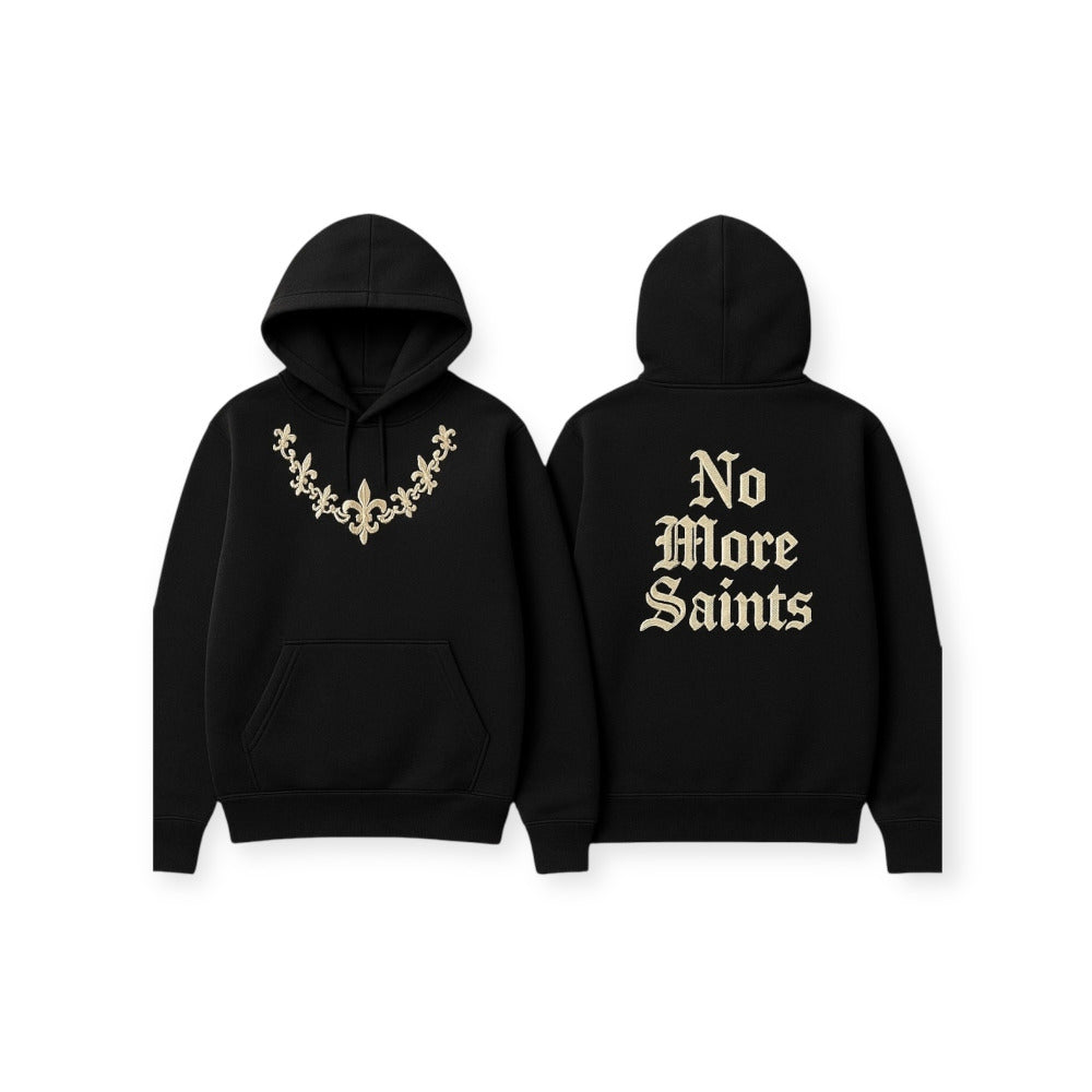 No More Saints Black Hoodie